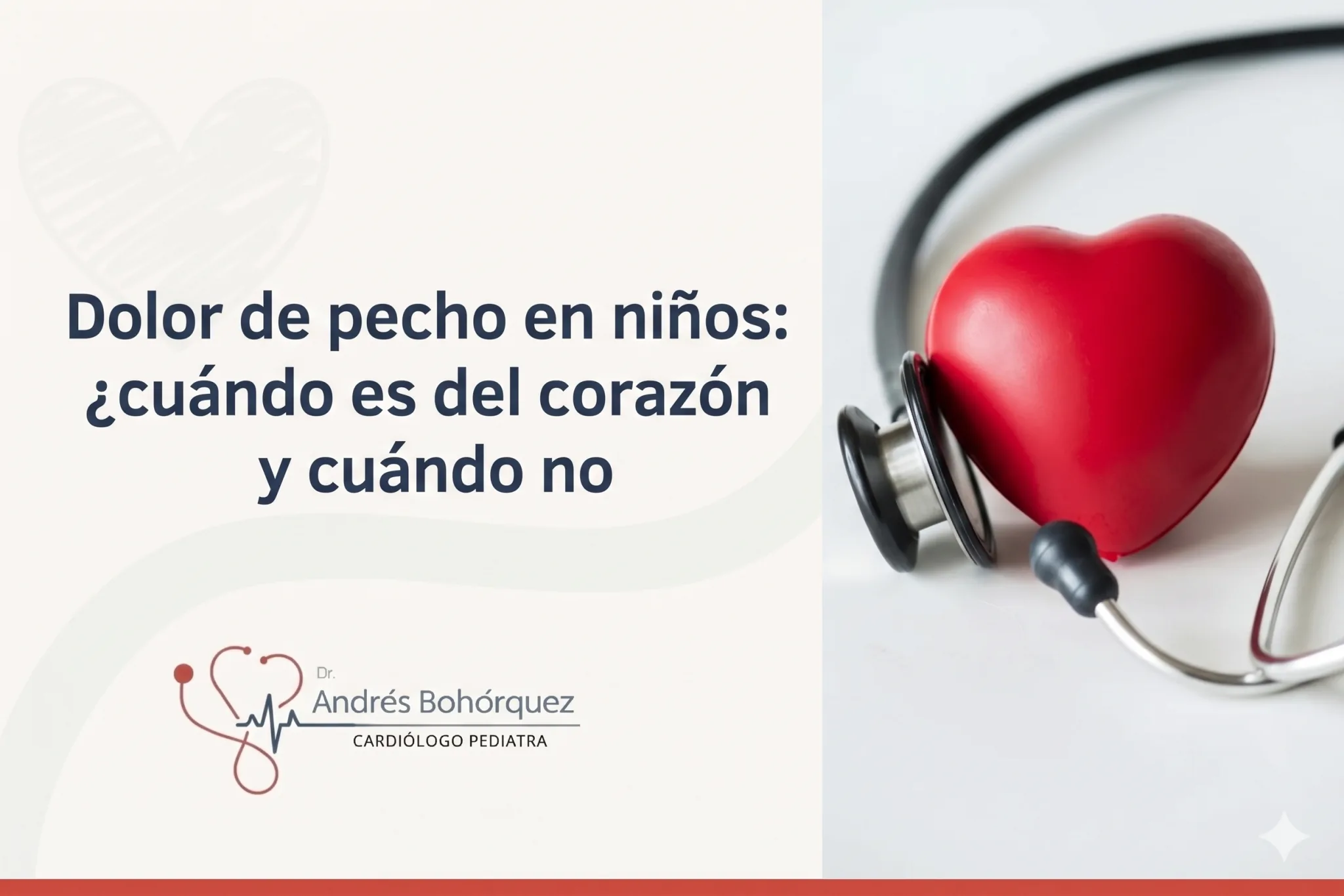 Dolor de pecho en niños evaluado por cardiólogo pediatra en Medellín